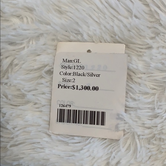 Glitterati beaded black gown GL 220 black/silver mermaid gown,2, glamour, chic - Picture 8 of 8